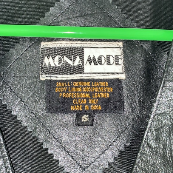 Mona Mode Leather Vest - Picture 4 of 6